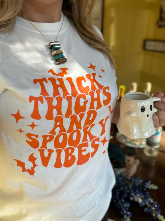 Thick Thighs & Spooky Vibes Tee