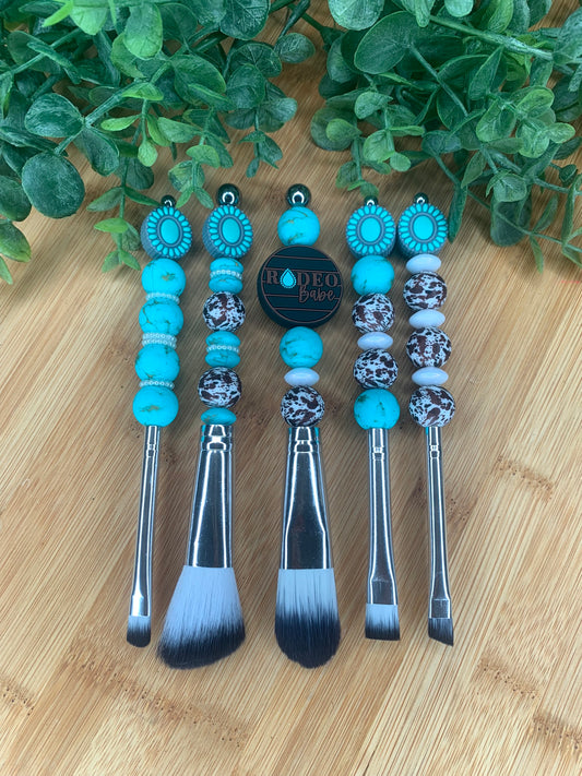 Beaded Makeup Brush Sets