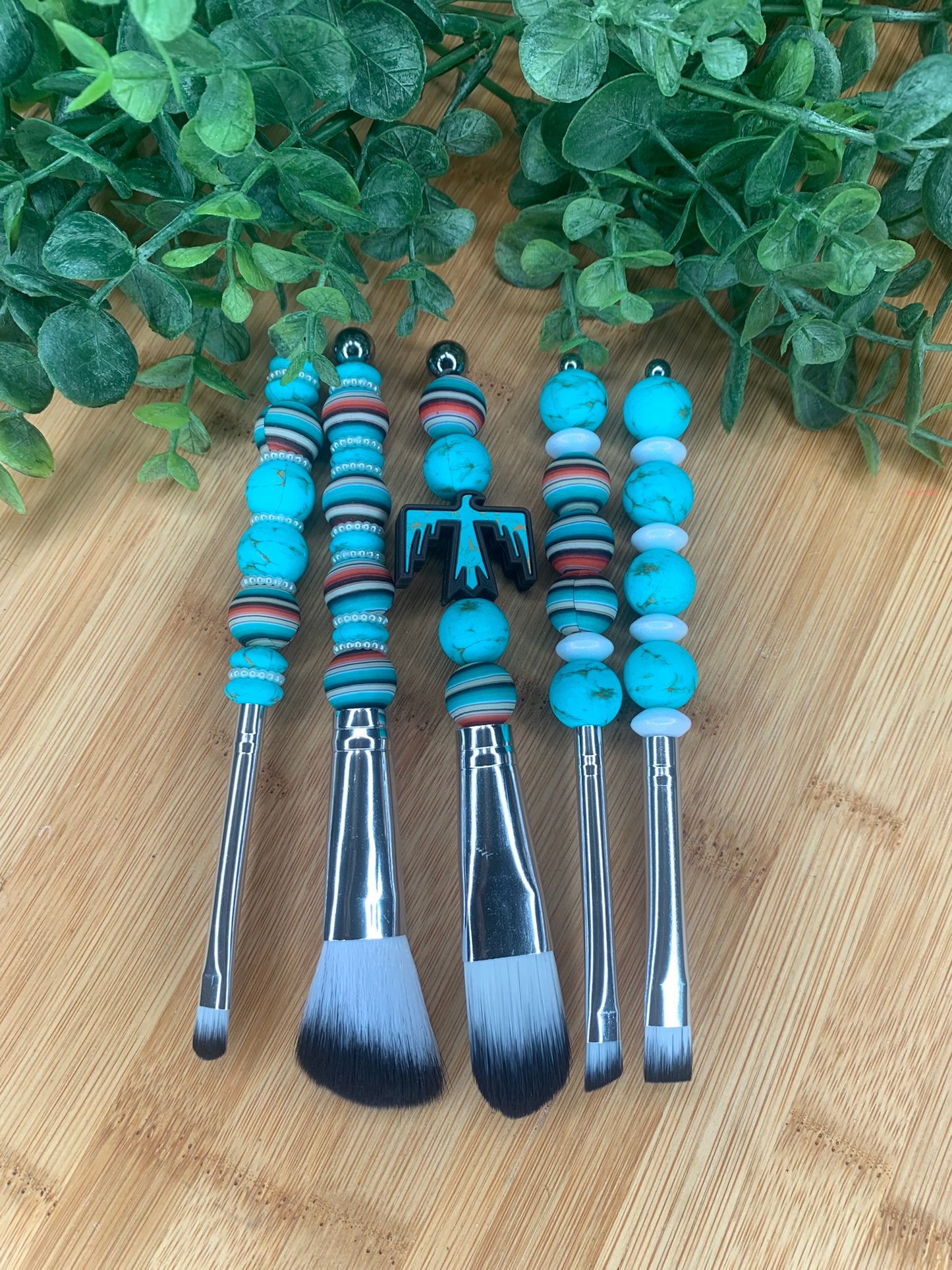 Beaded Makeup Brush Sets