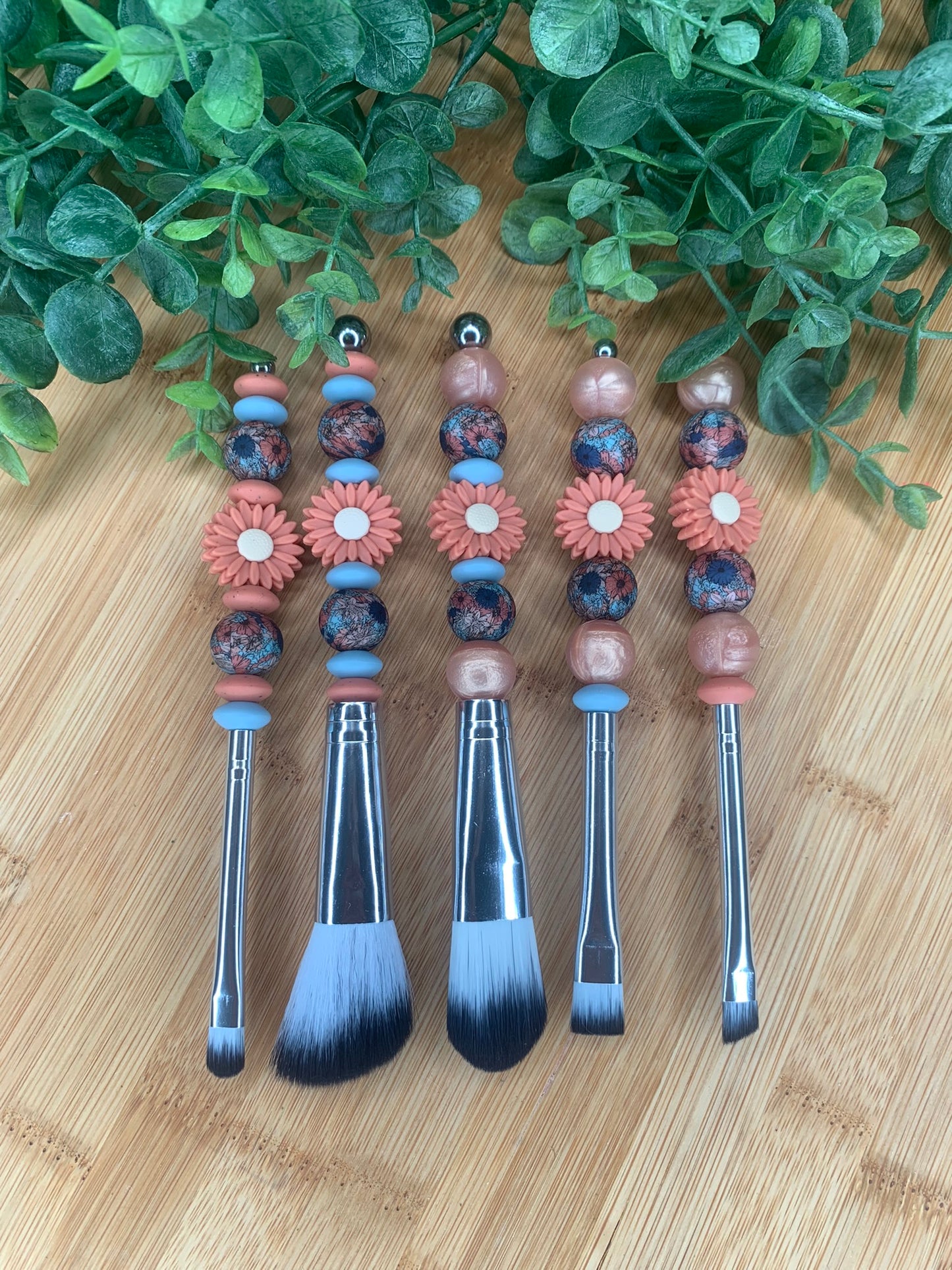 Beaded Makeup Brush Sets