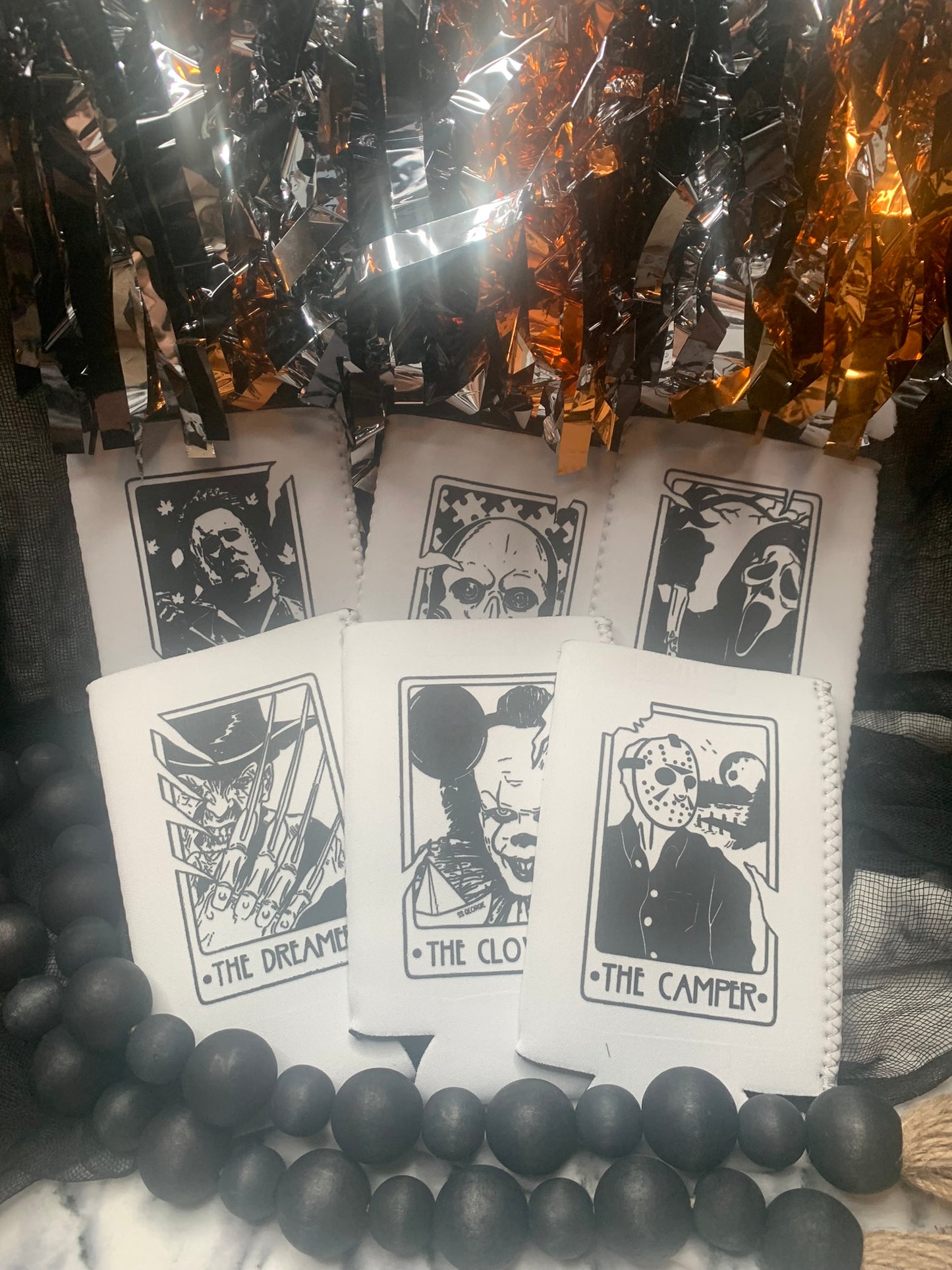 Horror Tarot Koozies