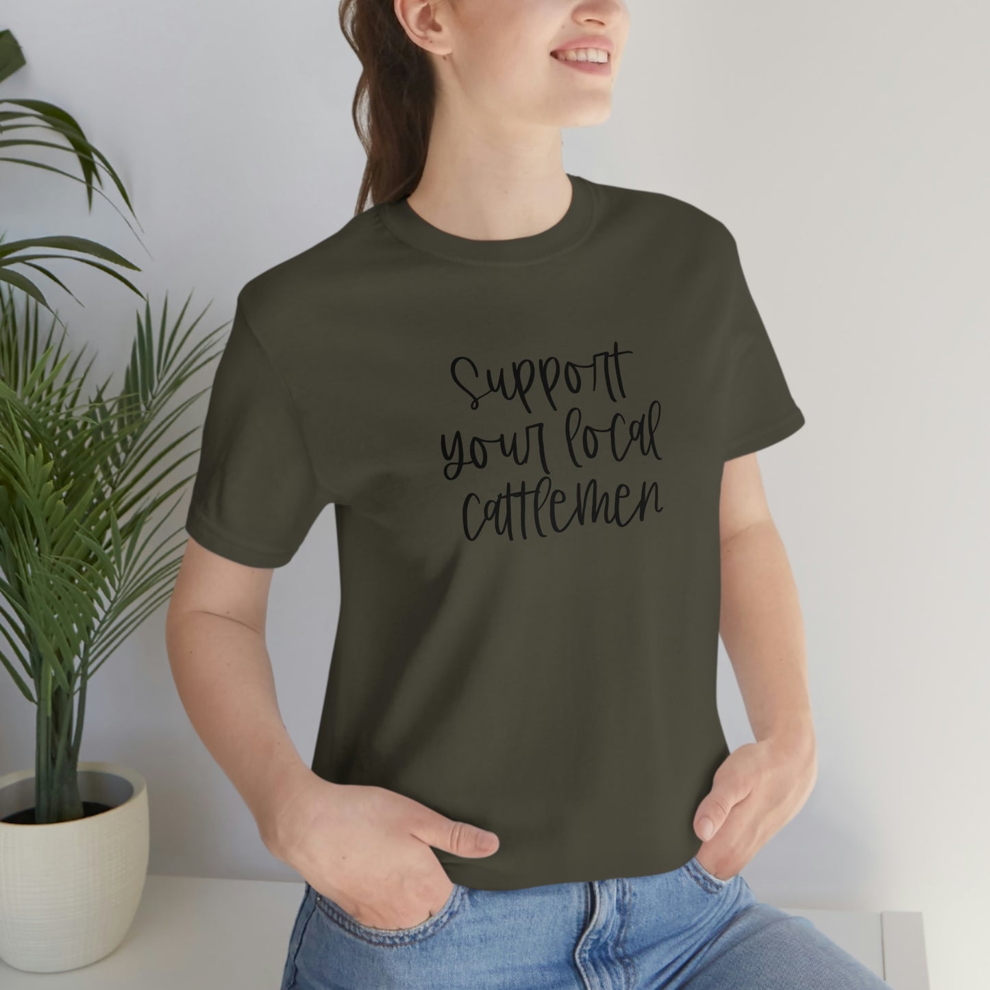 Support Your Local Cattlemen Tee