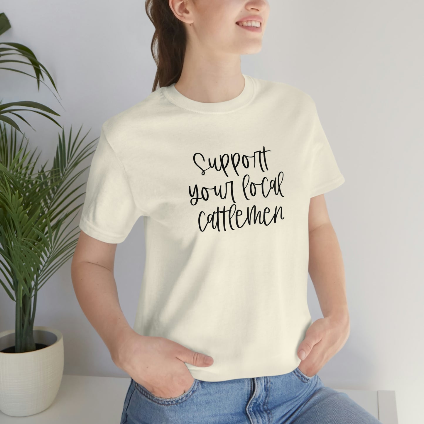 Support Your Local Cattlemen Tee